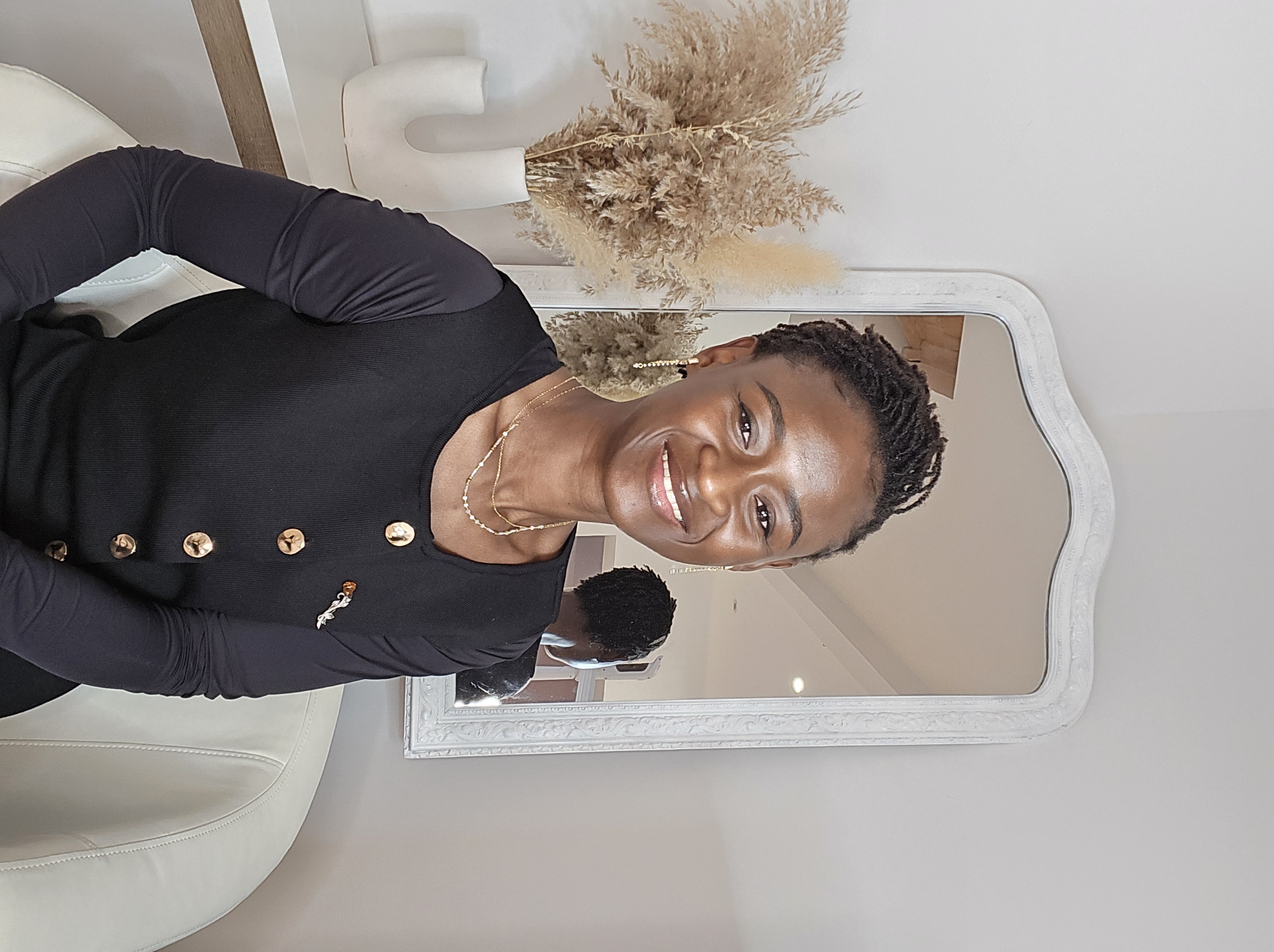 Détail lumière et décoration de l’institut